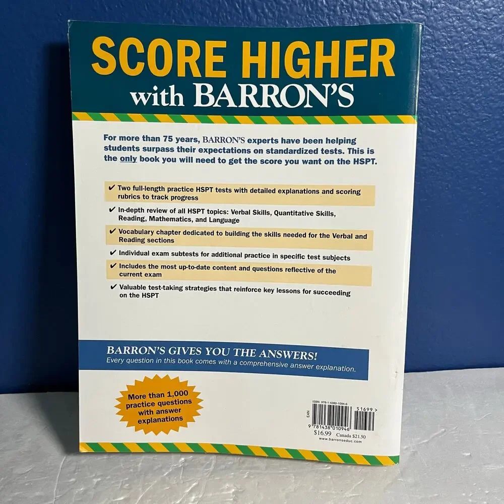 Barron’s Educational good lightly